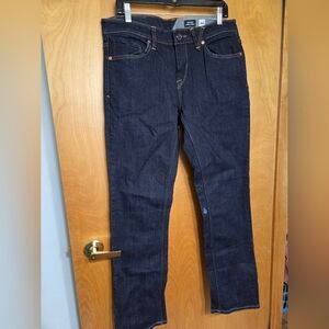 Volcom Solver Modern Straight Dark Wash Jeans 33